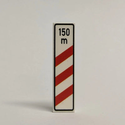 1x4 Tile "Bake mit Entfernungsangabe"