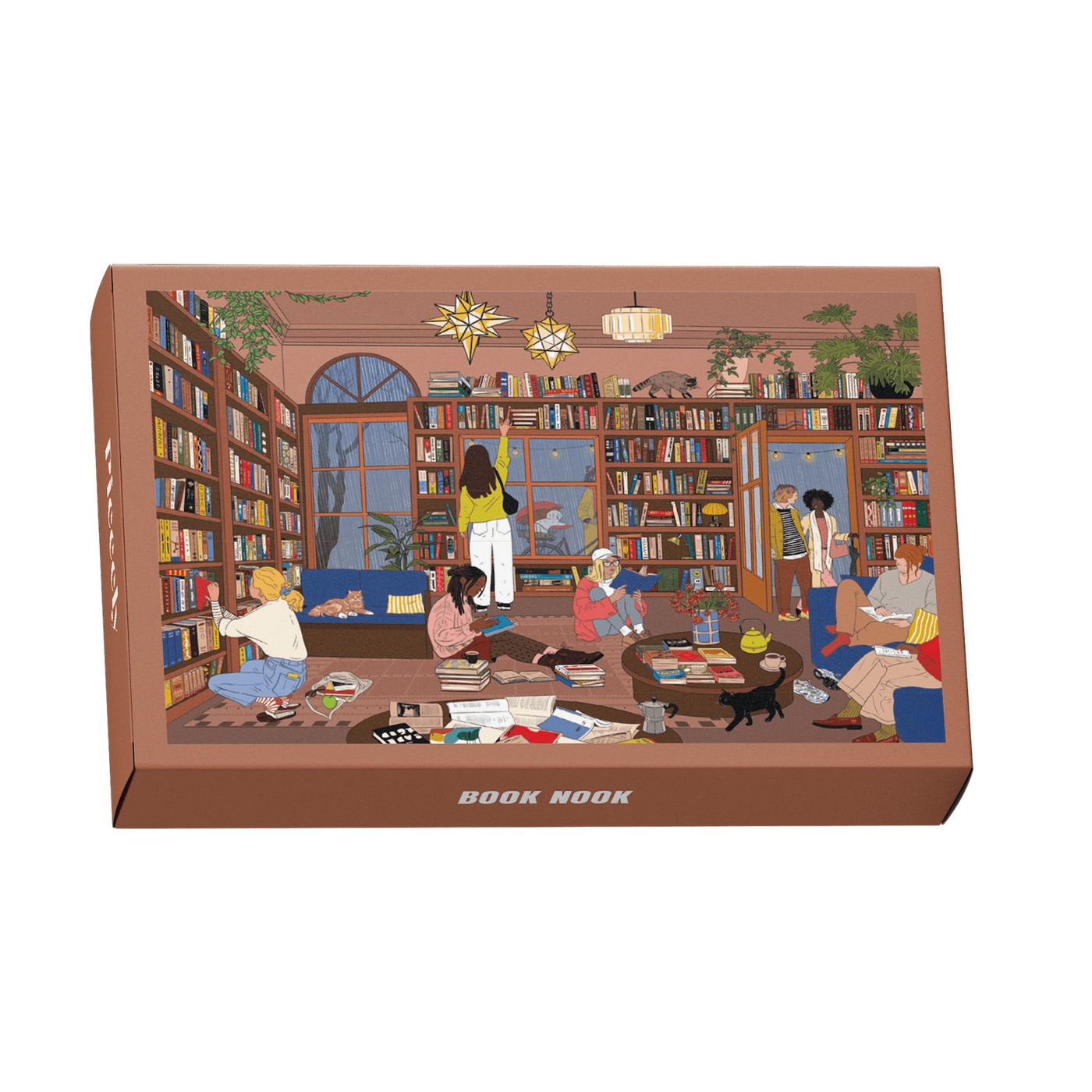 Piecely Book Nook Minipuzzle, 99 Teile