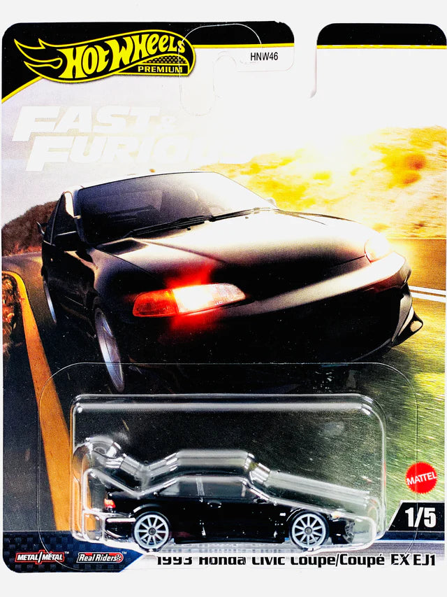 Hot Wheels 2025 Fast & Furious '93 Honda Civic Coupe EX EJ1