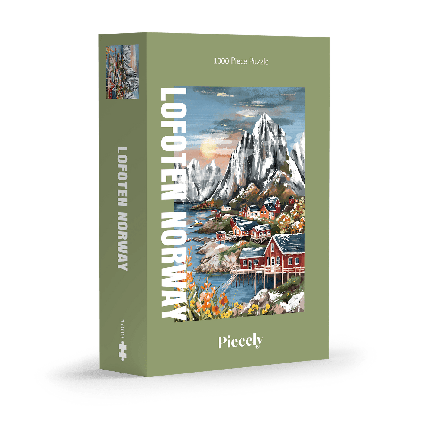 Piecely Lofoten Norway Puzzle, 1000 Teile
