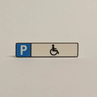"Parkplatzkennzeichen" 1x4 Tile zur Auswahl