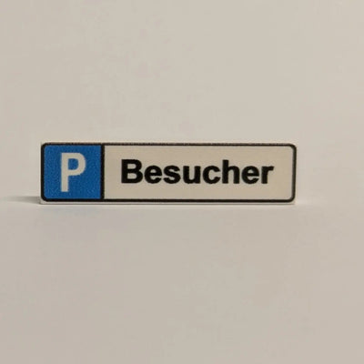 "Parkplatzkennzeichen" 1x4 Tile zur Auswahl