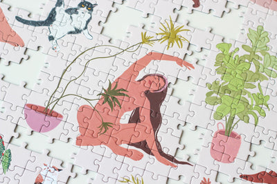 Piecely Plant Yoga Puzzle, 1000 Teile