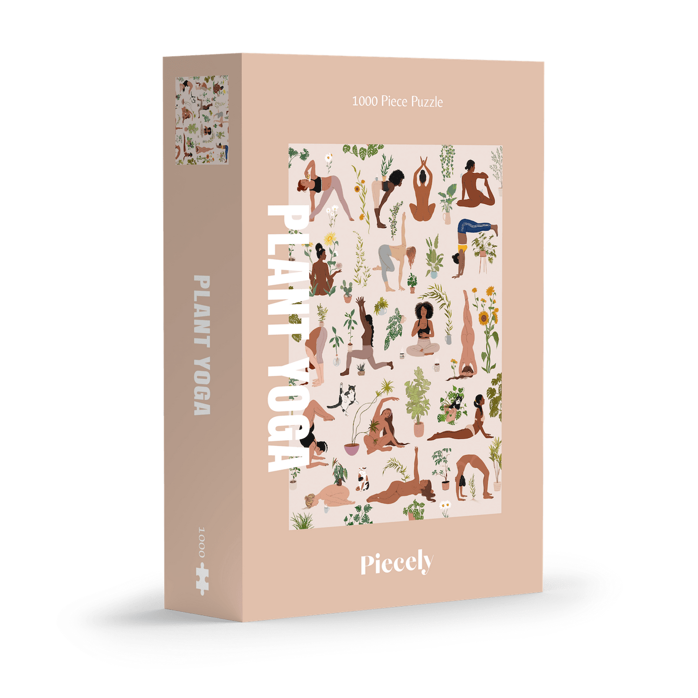 Piecely Plant Yoga Puzzle, 1000 Teile