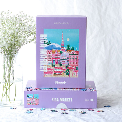 Piecely Riga Market Puzzle, 1000 Teile