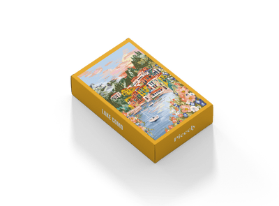 Piecely Lake Como Minipuzzle, 99 Teile