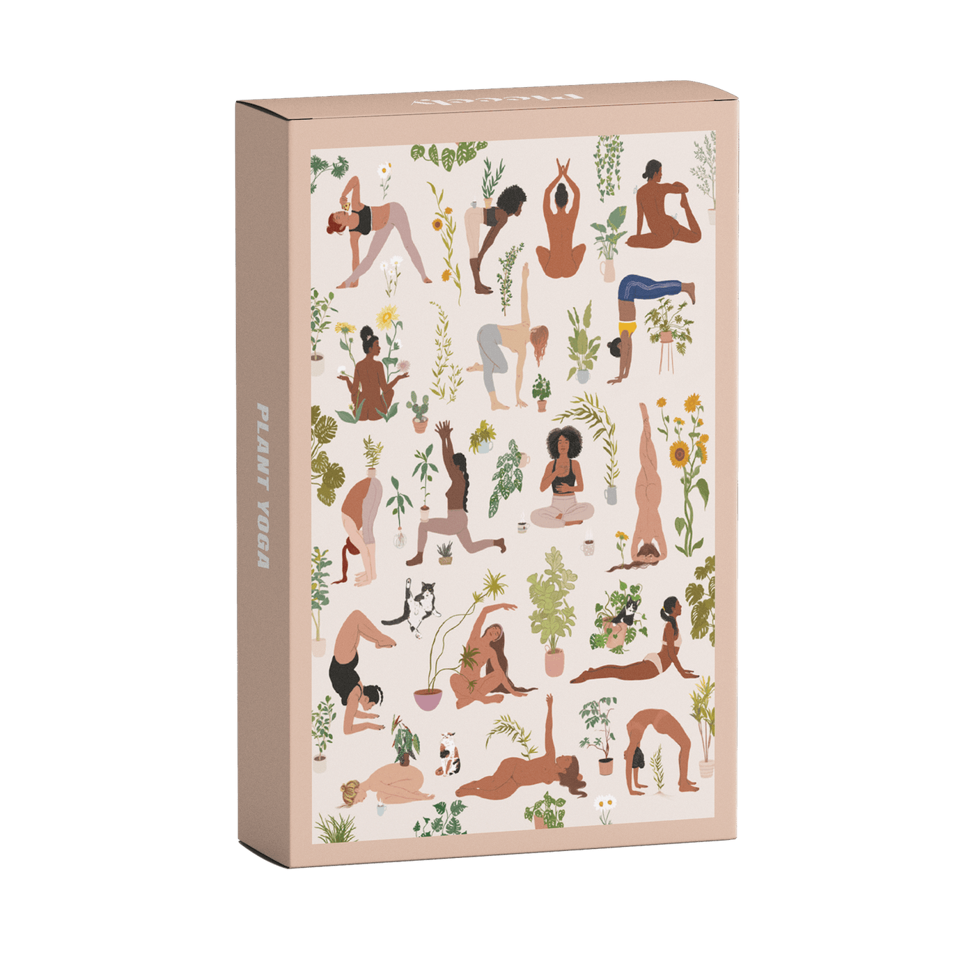 Piecely Plant Yoga Minipuzzle, 99 Teile
