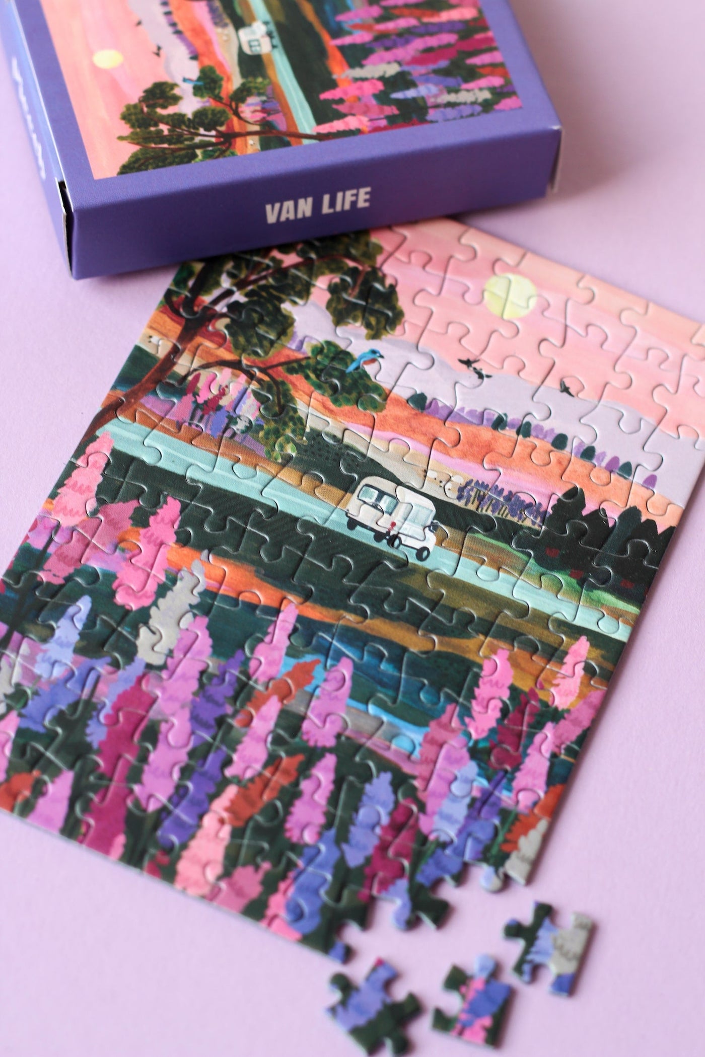 Piecely Van Life Minipuzzle, 99 Teile