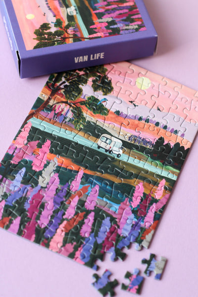 Piecely Van Life Minipuzzle, 99 Teile