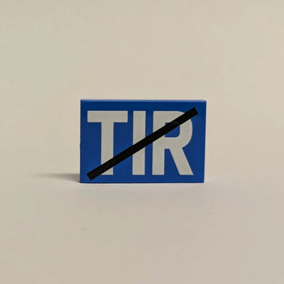 Schild "TIR" 2x3 Tile