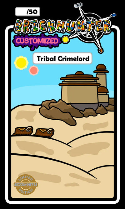 "Tribal Crimelord" Minifigur, 1 of 50 limited Edition