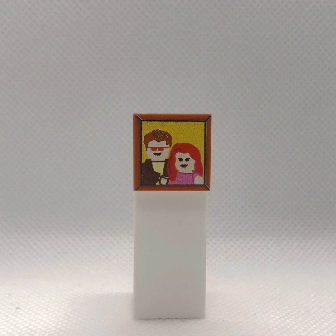 "X-Hero couple picture" 2x2 Tile