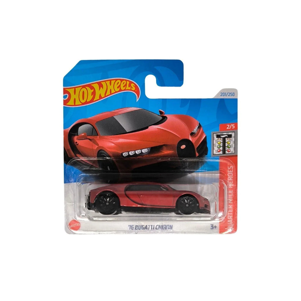 Hot Wheels 16 Bugatti Chiron 201/250 Quarter Mile Heroes 2/5 HTB88 Mainline 2024 Sale