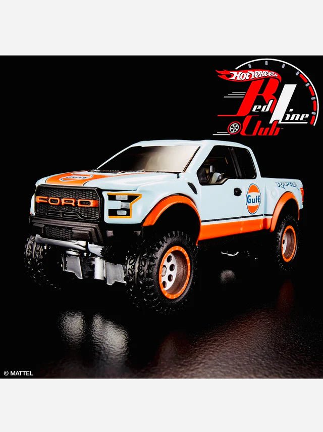 Hot Wheels 2018 RLC Gulf '17 Ford Raptor IBV/Sample – Open Box Collection Wheels HW