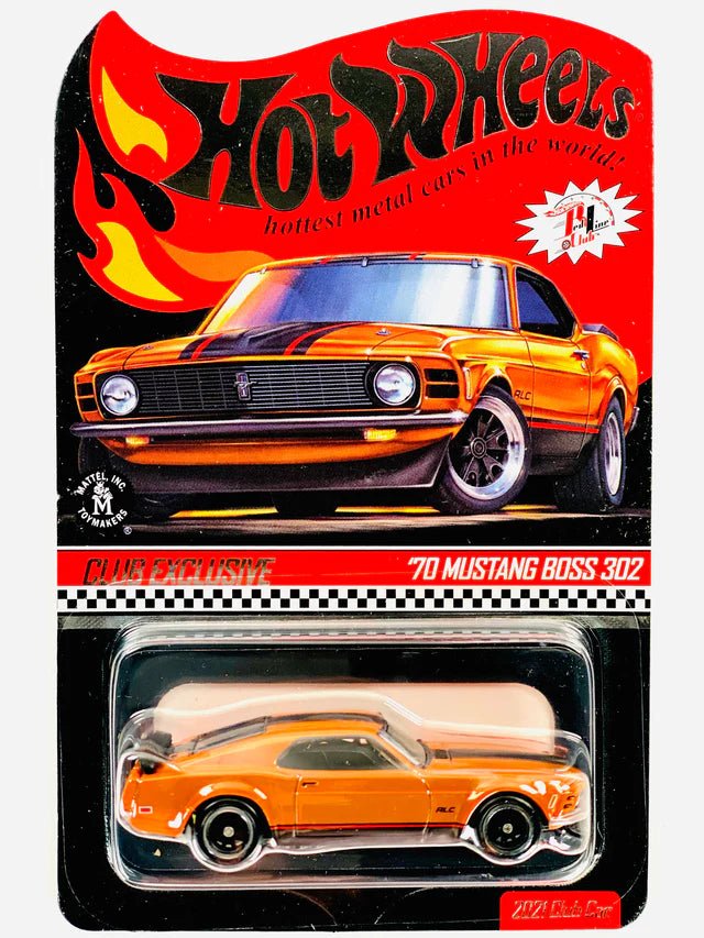 Hot Wheels 2021 RLC Exclusive '70 Mustang Boss 302 IBV/Sample Collection Wheels HW