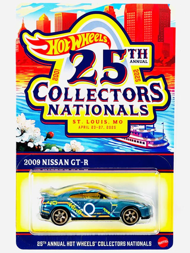 Hot Wheels 2025 25th Annual Collectors Nationals Convention Nissan GT - R Collection Wheels HW