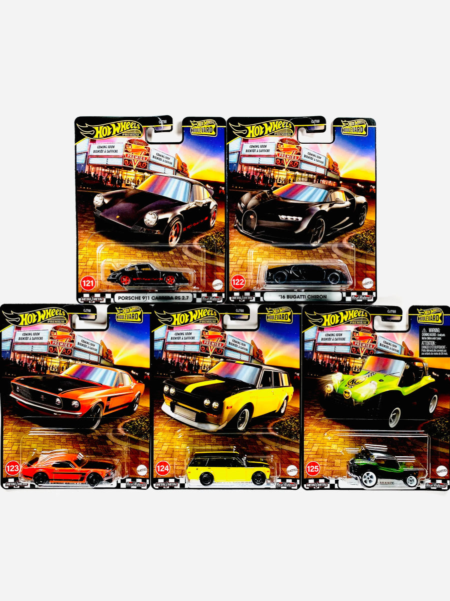 Hot Wheels 2025 Boulevard Case B (5er Set) Collection Wheels HW