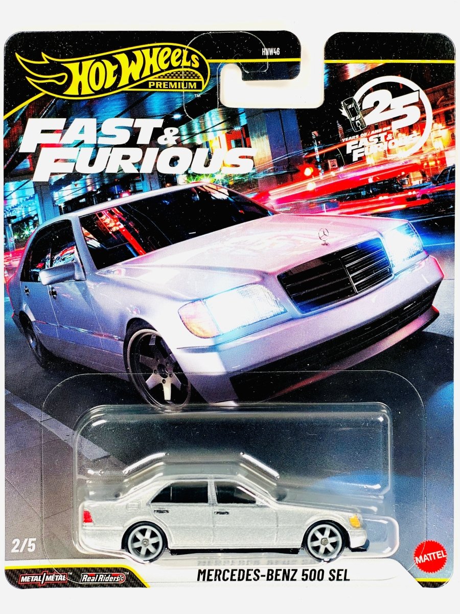Hot Wheels 2026 Fast & Furious 25th Anniversary - Mercedes - Benz 500 SEL Collection Wheels HW