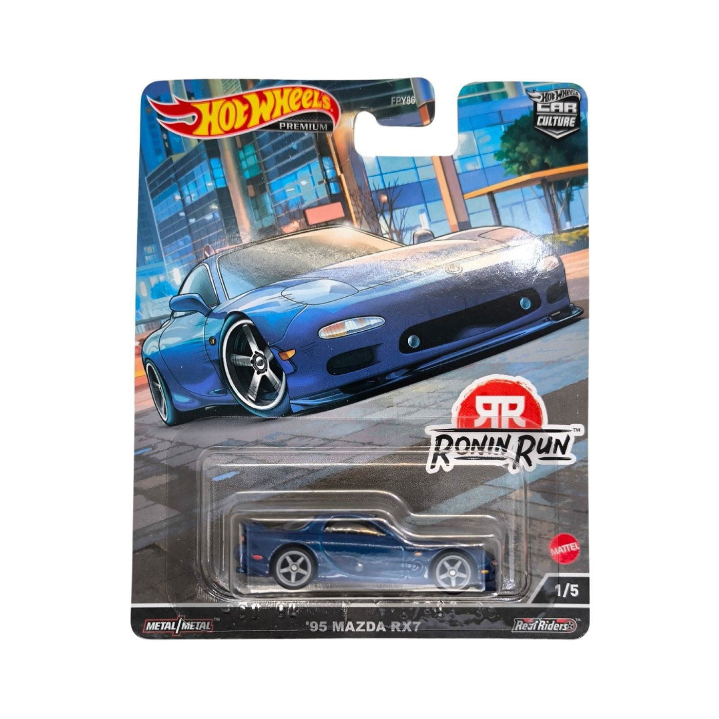 Hot Wheels Premium 95 Mazda RX7 Ronin Run Car Culture