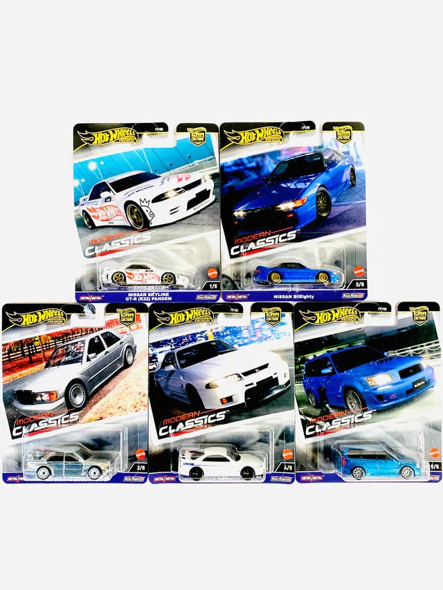 Hot Wheels Car Culture Modern Classics 2024 Case E 5er Set Collection Wheels HW
