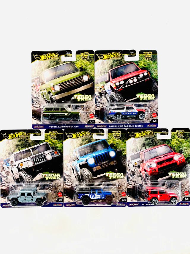 Hot Wheels Car Culture Terra Trek 2024 Case C 5er Set Collection Wheels HW