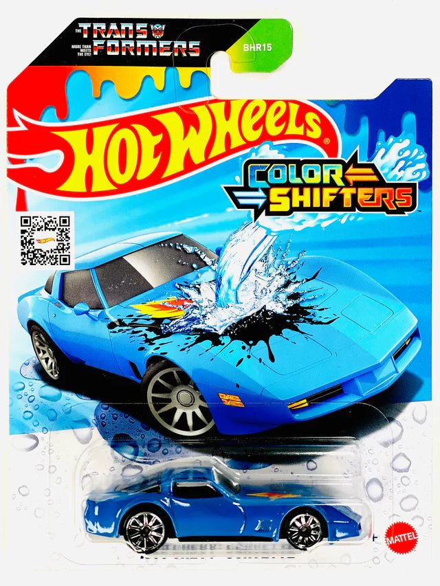 Hot Wheels Color Shifters Transformers 1980 Chevy Corvette Damaged Card Collection Wheels HW