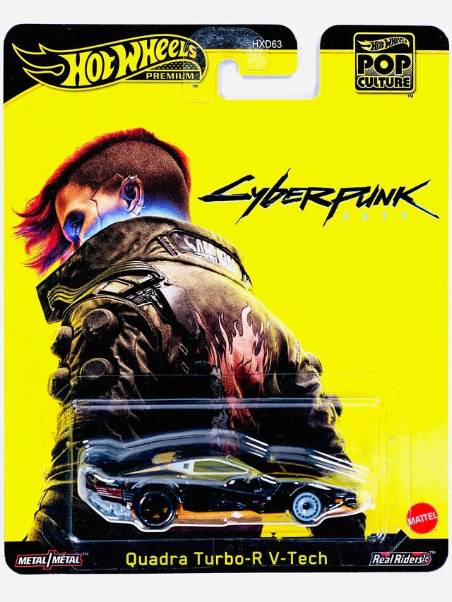Hot Wheels Cyberpunk 2077 Quadra Turbo - R V - Tech Pop Culture 2025 Collection Wheels HW