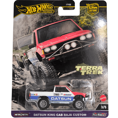 Hot Wheels Datsun King Cab Baja Custom 3/5 Premium Terra Trek