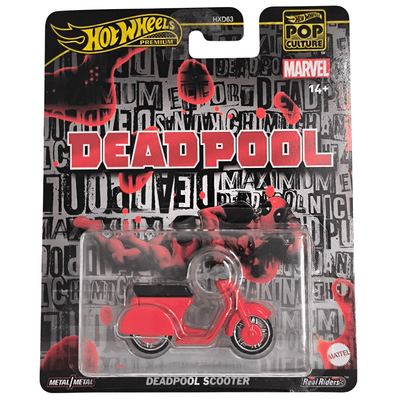 Hot Wheels Deadpool Scooter Premium Pop Culture