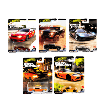 Hot Wheels Fast Furious 5er Set 1 - 5 2025 Premium