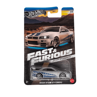 Hot Wheels Fast & Furious Brian O'connor Set 1 - 5 Long Card Sale Auswahl