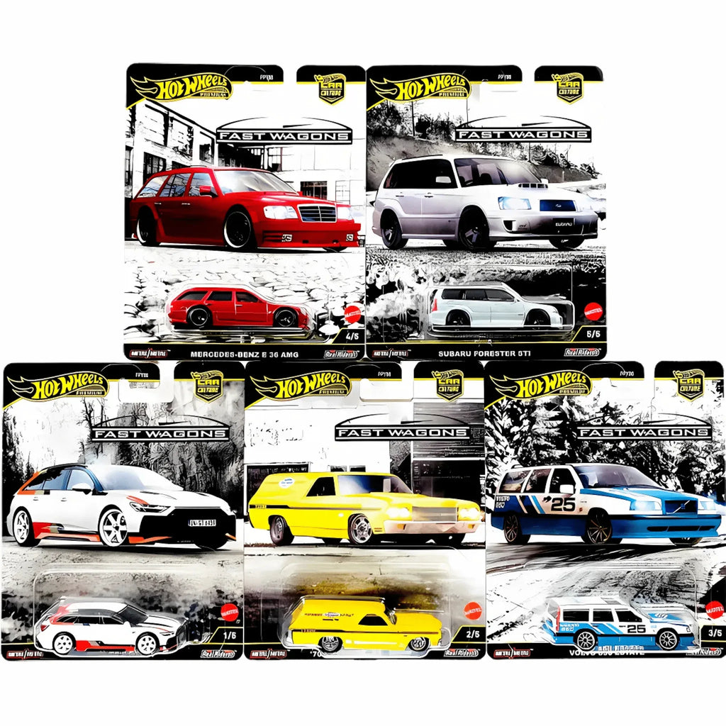 Hot Wheels Fast Wagons 5er Set 1-5