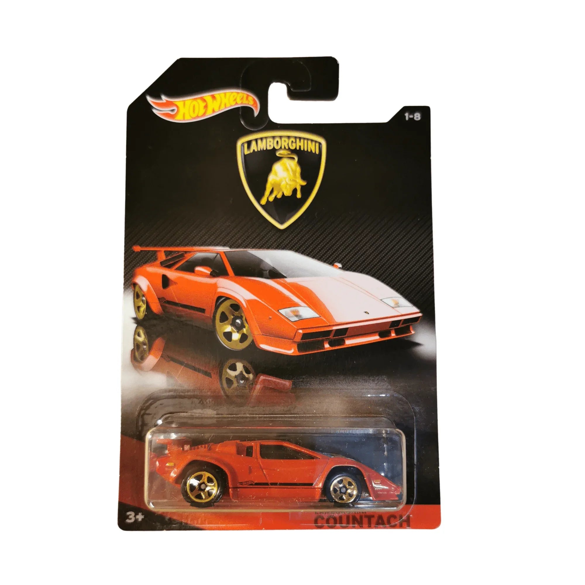 Hot Wheels Lamborghini Countach 1-8