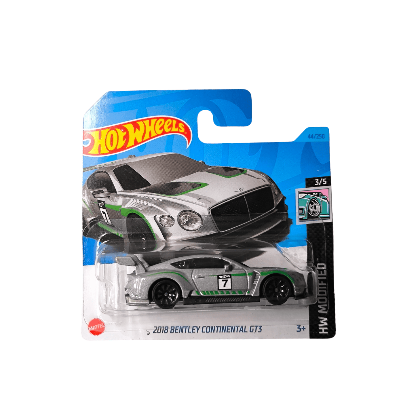 Hot Wheels Mainline 2018 Bentley Continental GT3 44/250 2023 Grau Sale