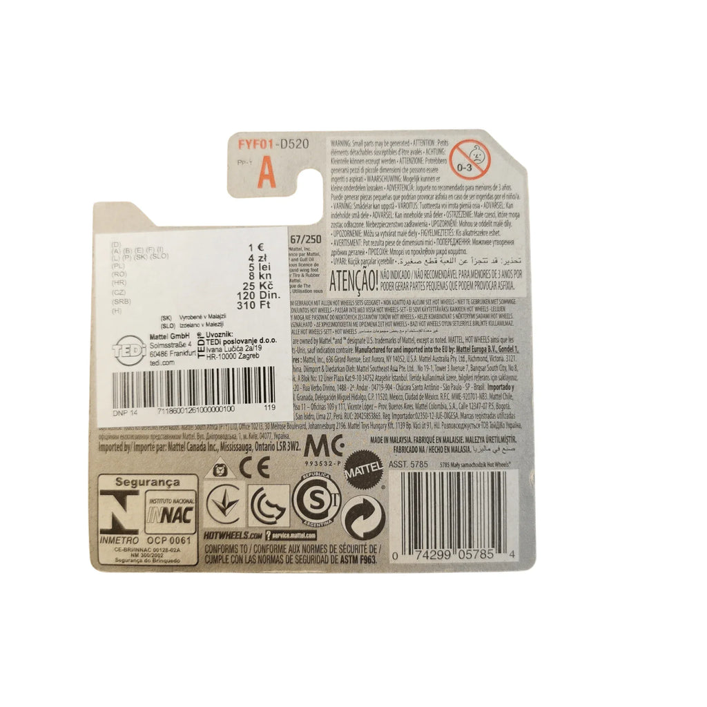 Hot Wheels Mainline 68 Chevy Nova 67/250 2019 Gulf