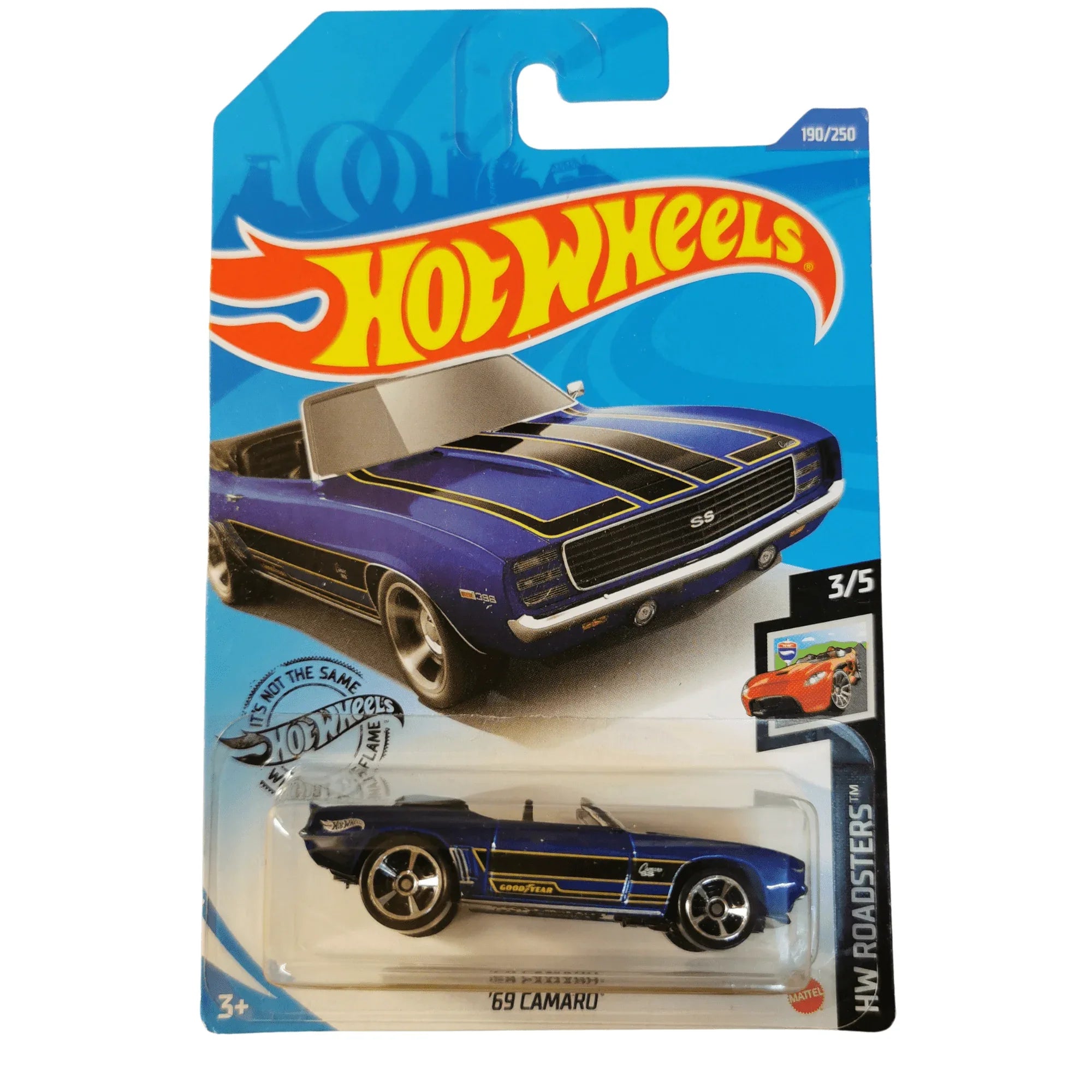 Hot Wheels Mainline 69 Camaro 190/250 2018
