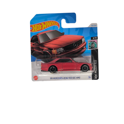 Hot Wheels Mainline 89 Mercedes Benz 560 SEC AMG 82/250 2024 Sale