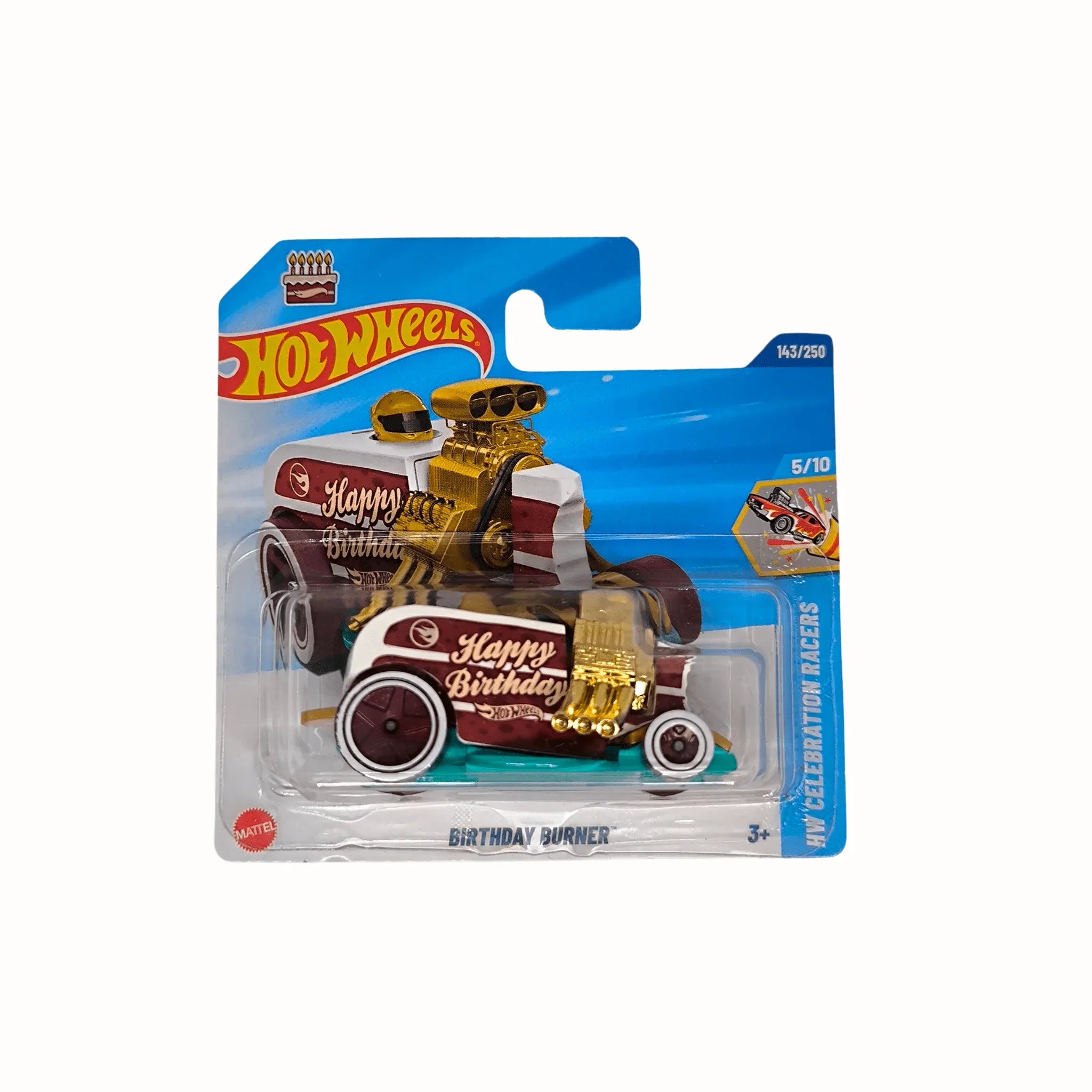 Hot Wheels Mainline Birthday Burner 143/250 2025 Treasure Hunts