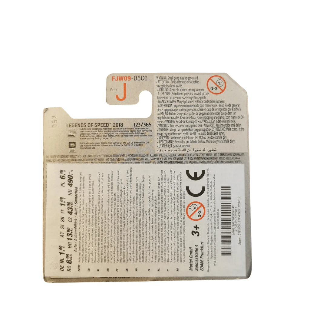 Hot Wheels Mainline Indy 500 Oval 123/365 2018