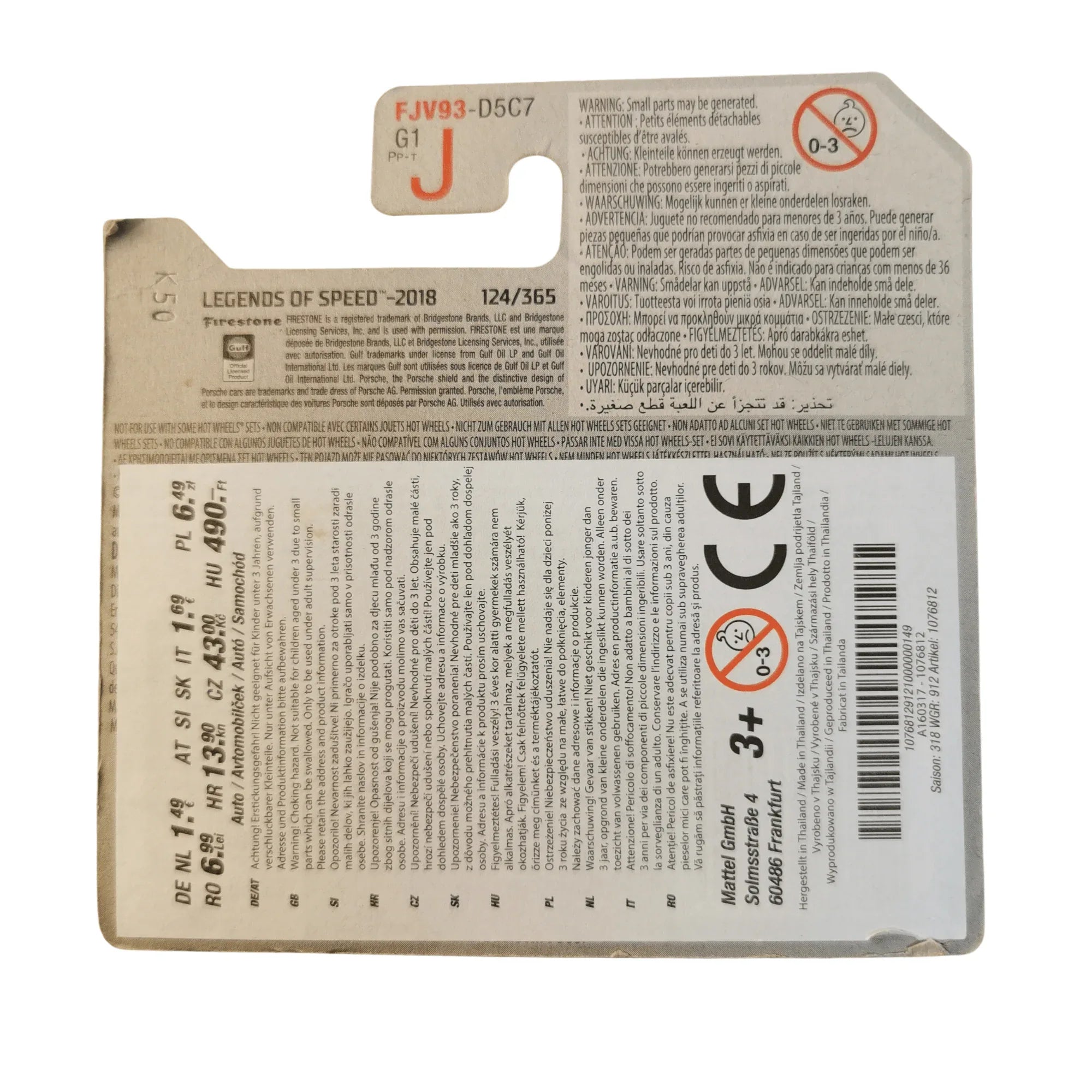 Hot Wheels Mainline Porsche 917 LH 124/365 2018