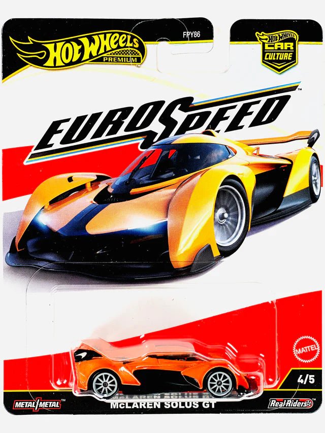 Hot Wheels McLaren Solus GT Car Culture Euro Speed 2025 Collection Wheels HW