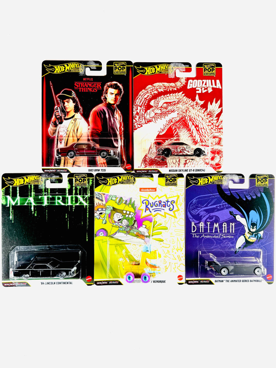Hot Wheels Pop Culture 5er Set Case N 2026 Collection Wheels HW