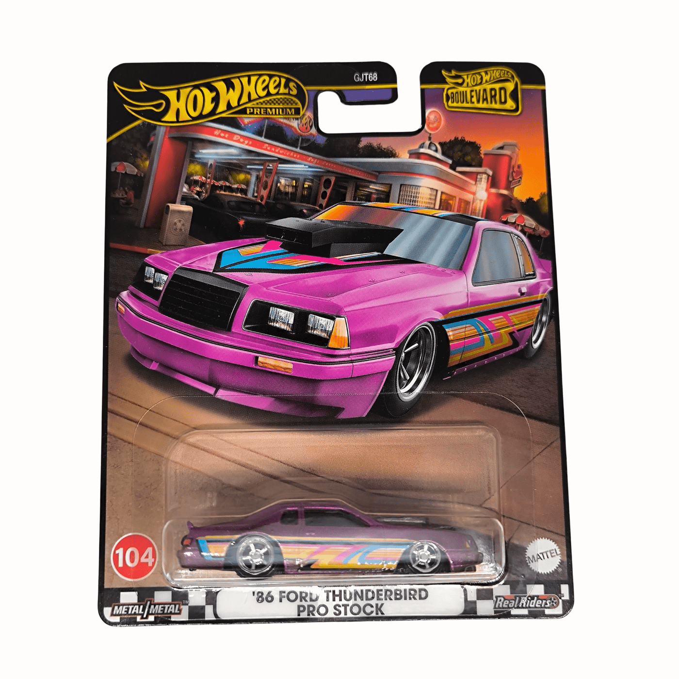 Hot Wheels Premium 86 Ford Thunderbird Pro Stock 104 Boulevard