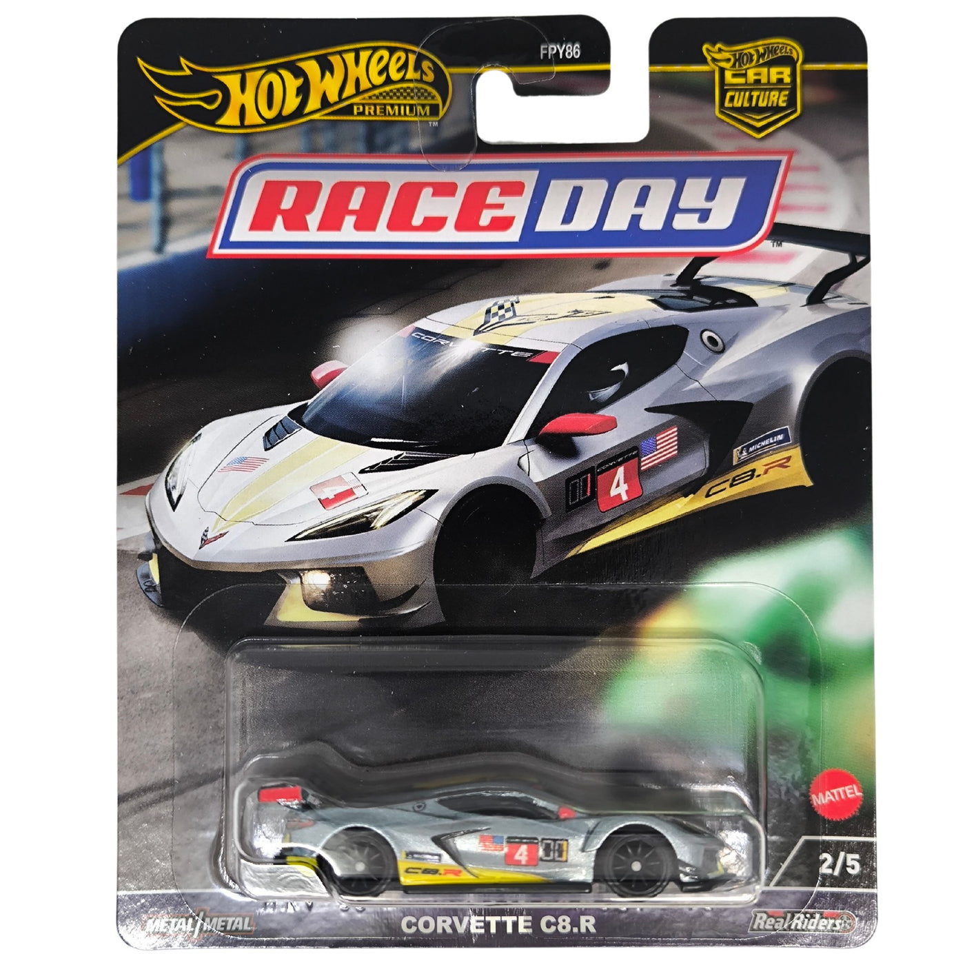 Hot Wheels Premium Corvette C8.R 2/5 Raceday Car Culture Sale