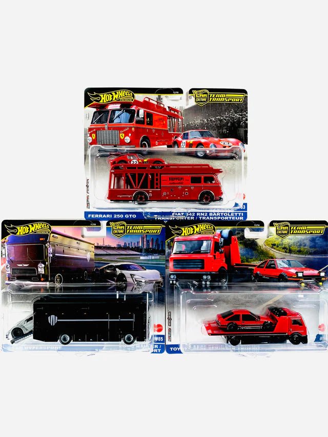 Hot Wheels Team Transport Case H 2025 Ferrari (3er Set) Collection Wheels HW