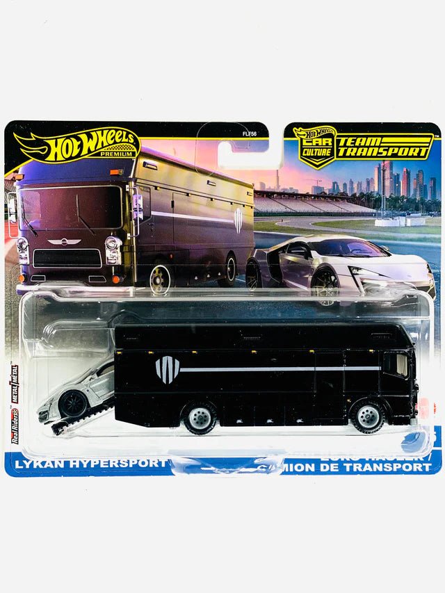 Hot Wheels Team Transport Lykan Hypersport & Euro Hauler 2025 Collection Wheels HW