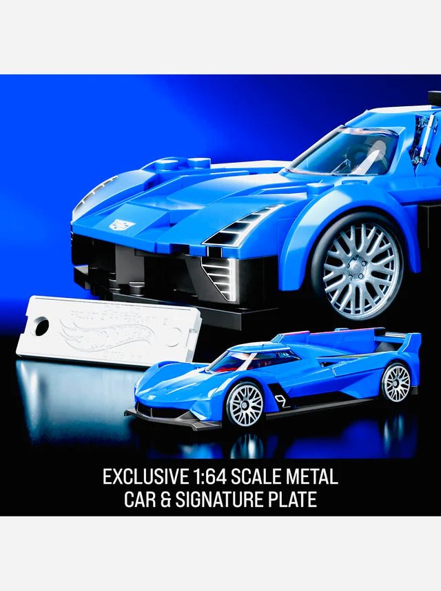 Mattel Brick Shop Hot Wheels Cadillac Project GTP Hypercar Building Set Collection Wheels HW