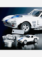Mattel Brick Shop Hot Wheels Corvette Grand Sport Building Set 1:16 Collection Wheels HW